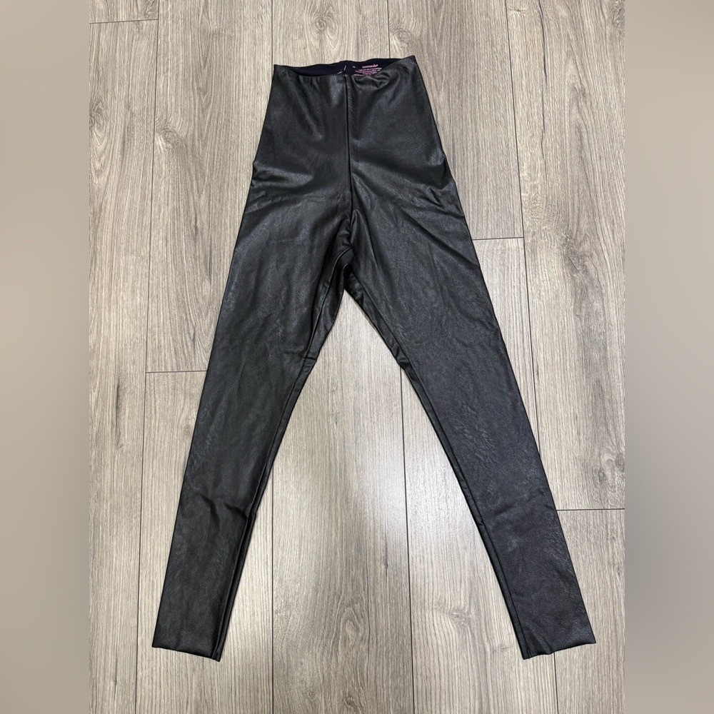 Commando 7/8 Faux Leather Leggings Black NWT SZ XS